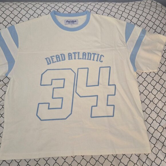 Dead Atlantic Football Shirt White/Blue size Large NEW - Picture 4 of 4